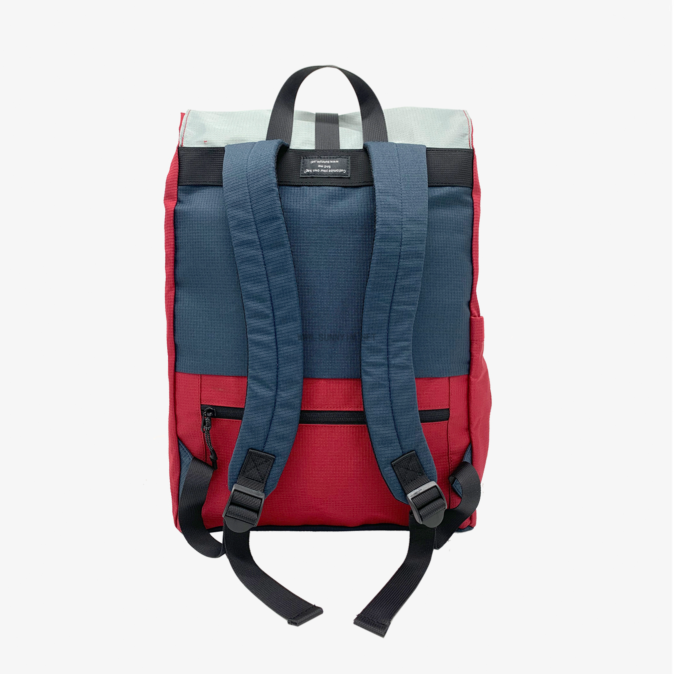 Foldable Backpack Claret-red