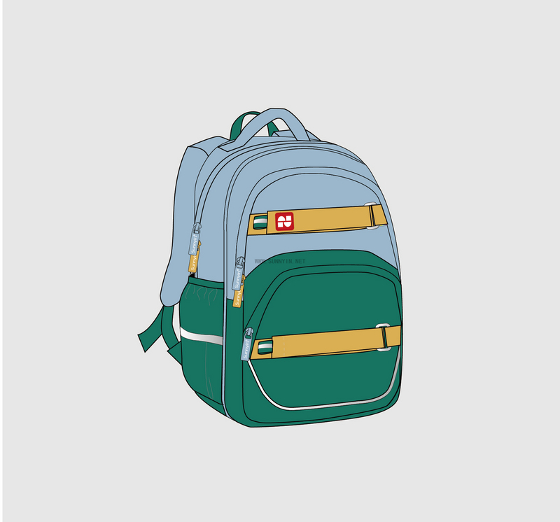 Blue School Bag