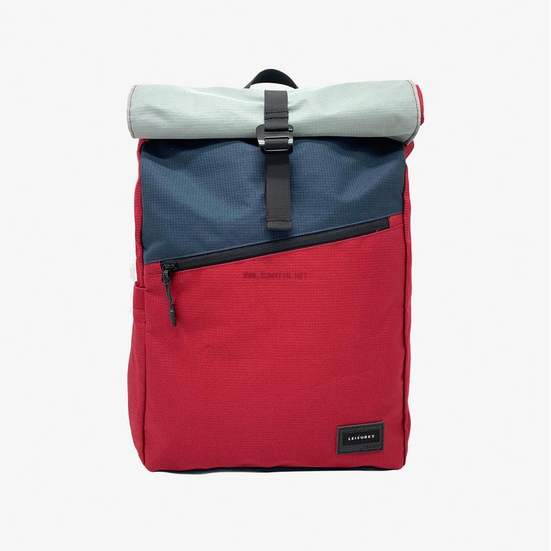 Foldable Backpack Claret-red